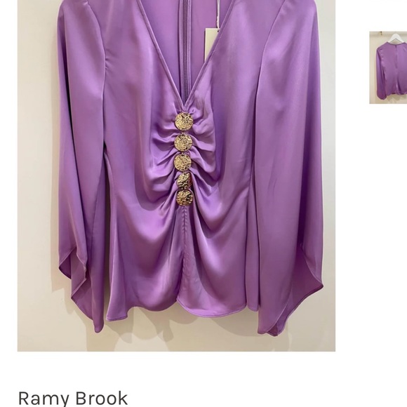 Ramy Brook blouse, beautiful embellished top. - Picture 2 of 7
